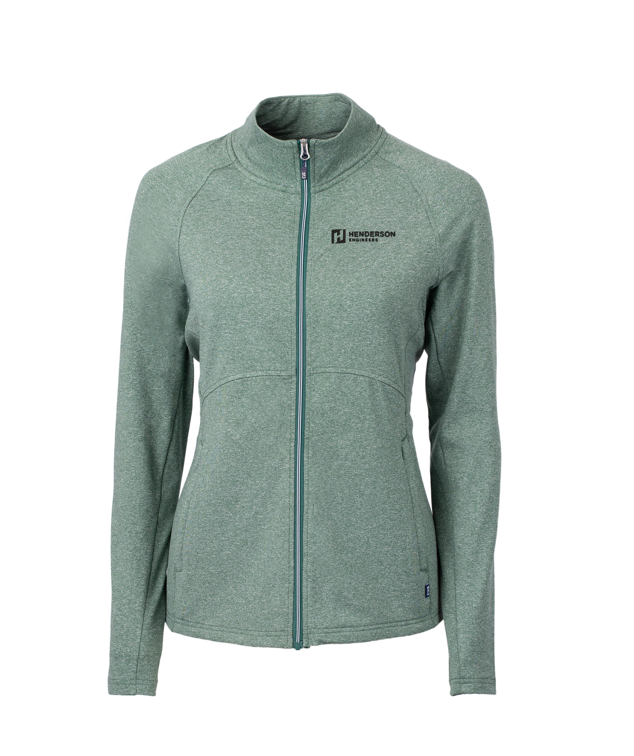 Cutter & Buck Adapt Eco Knit Stretch Recycled Womens Full Zip