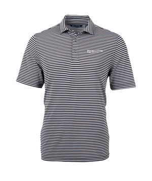 Cutter & Buck Virtue Eco Pique Stripe Recycled Mens Polo