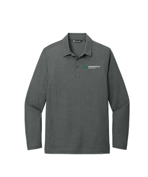 TravisMathew Oceanside Heather Long Sleeve Polo