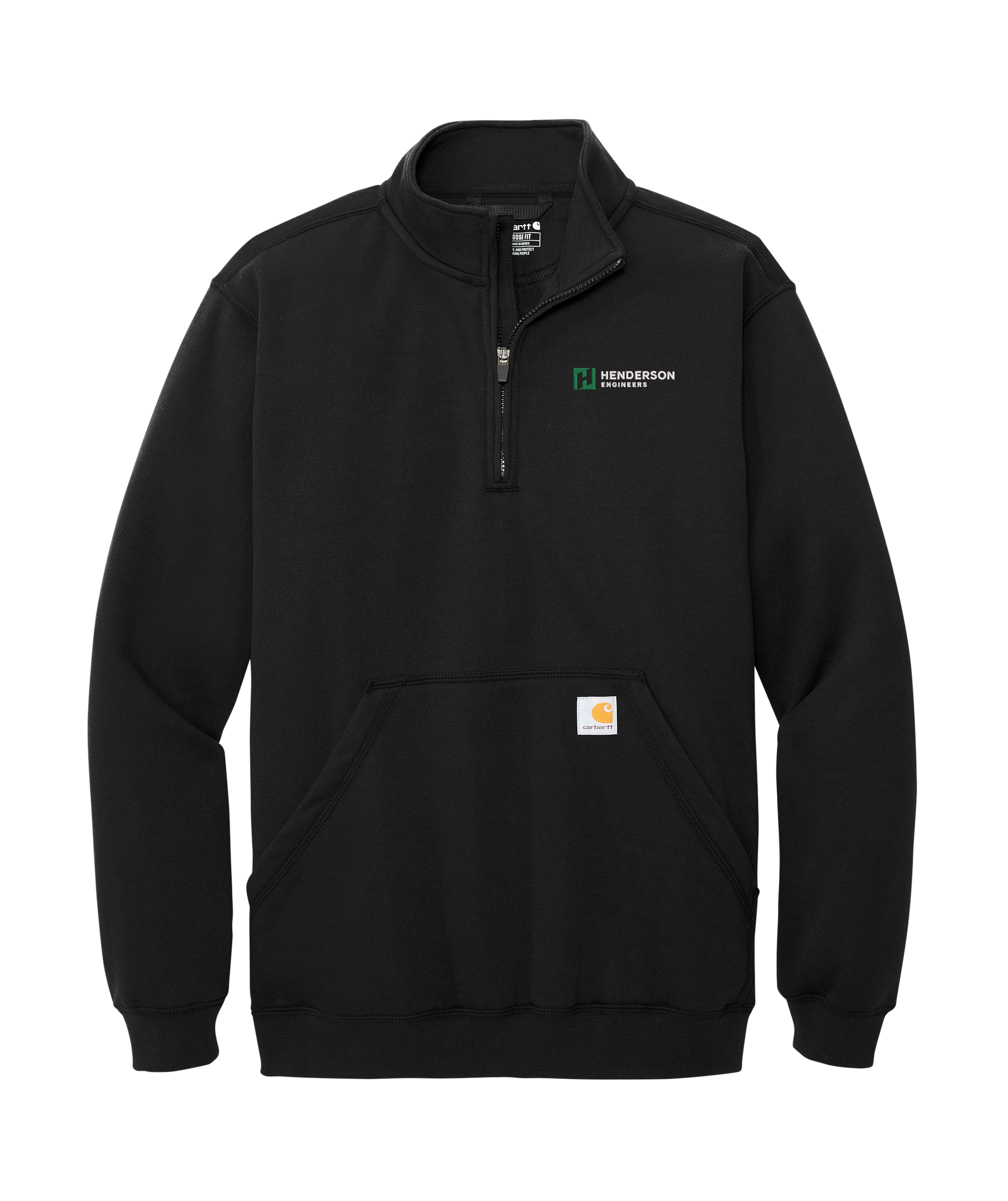 Carhartt® Midweight 1/4-Zip Mock Neck Sweatshirt