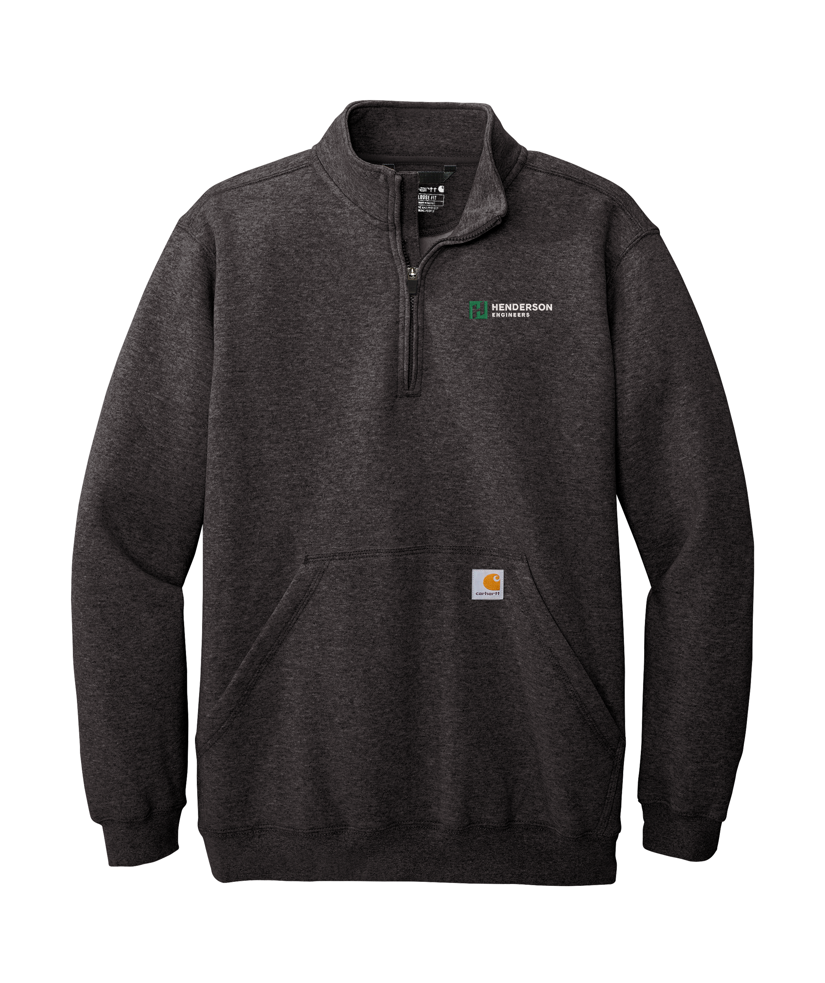 Carhartt® Midweight 1/4-Zip Mock Neck Sweatshirt