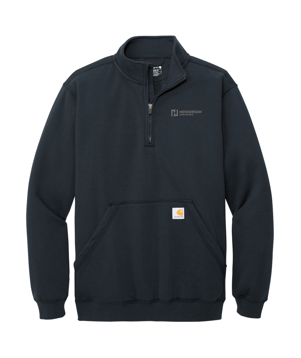 Carhartt® Midweight 1/4-Zip Mock Neck Sweatshirt